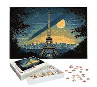 Puzzle 2000 Pezzi per Adulti Bambini, Puzzle Paesaggio in Legno per Adulti, Puzzles Parigi Impegnativi, Giochi Educativo per Famiglie, Rompecapo con Scatola per Decorazioni Casa, Regalo Donna, -7290
