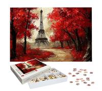 Puzzle 2000 Pezzi per Adulti Bambini, Puzzle Parigi in Legno per Adulti, Puzzles Autunno Impegnativi, Giochi Educativo per Famiglie, Rompecapo con Scatola per Decorazioni Casa, Regalo Donna, -7140