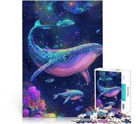 puzzle 2000 pezzi per adulti Barriera corallina delle balene Riduzione dello stress interessante Giocattoli per la decorazione della casa 70x100cm