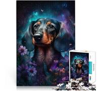 Puzzle 2000 pezzi per Adulti Bassotto Animale Spazio per Regali di Puzzle Regali di Natale Regali di compleanno 27,56 "x 39,37" per Adolescenti da 14 Anni e Più