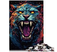 Puzzle 2000 pezzi per adulti, bestia della giungla colorata, giochi educativi a casa, giocattoli fai da te, regali di Babbo Natale segreto, 27,56 "x 39,37",