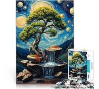 puzzle 2000 pezzi per adulti Bonsai e cascata Antistress Vacanza in patria Uccidere il tempo è ideale come regalo per tutta la famiglia 70x100cm