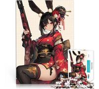 puzzle 2000 pezzi per adulti Bunny Geisha Gunner Difficile da completare ma divertente e umoristico offerte come regali per tutta la famiglia 70x100cm