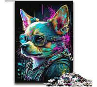 Puzzle 2000 pezzi per adulti Cane meccanico colorato per età 14 e oltre Giochi divertenti Attività divertenti a casa, regali di compleanno, regali di viaggio 70x100cm