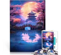 puzzle 2000 pezzi per adulti Chiaro di luna mistico giapponese Gioco intellettuale giocattolo Collezione di artisti, Belle arti 70x100cm