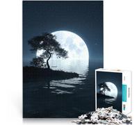 puzzle 2000 pezzi per adulti Chiaro di luna sul mare Giocattoli educativi per l'apprendimento Giochi per famiglie Un'opera d'arte 70x100cm