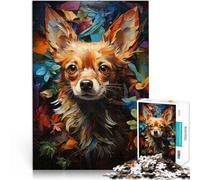 puzzle 2000 pezzi per adulti Chihuahua Giardino dell'Eden 3 Allena il tuo cervello e le tue mani Gioco educativo per compleanno e Natale 70x100cm