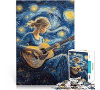 puzzle 2000 pezzi per adulti Chitarrista della Notte Stellata Giocattoli di gioco impegnativi è ideale come regalo per tutta la famiglia 70x100cm