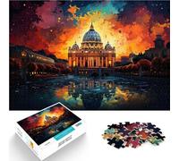 Puzzle 2000 pezzi per adulti Città del Vaticano Puzzle Impossibile Aiuta Il Cervello a esercitare Giocattoli avvincenti per coltivare la Pazienza 27,56 "x 39,37"