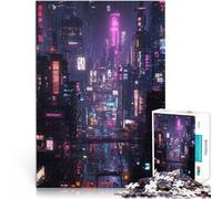 puzzle 2000 pezzi per adulti Città giapponese al neon 8 Gioco di famiglia antistress sfida difficile perché è ideale come regalo per tutta la famiglia 70x100cm