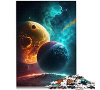 puzzle 2000 pezzi per adulti Colori dello spazio per puzzle decorazione della parete unico compleanno e regali di Natale 70 x 100 cm per adolescente 14+