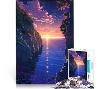 puzzle 2000 pezzi per adulti Crepuscoli Oceano Sussurri Riduzione dello stress interessante Giocattoli per la decorazione della casa 70x100cm