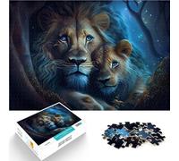 puzzle 2000 pezzi per adulti Cuccioli di leone Giocattolo educativo intellettuale decomprimente Migliorare l'amore tra le coppie 70x100cm