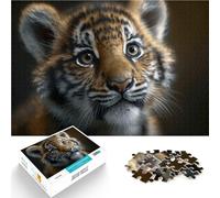 puzzle 2000 pezzi per adulti Cucciolo di tigre Antistress Vacanza in patria Uccidere il tempo è ideale come regalo per tutta la famiglia 70x100cm