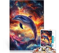 puzzle 2000 pezzi per adulti Delfino Cosmico Giocattolo educativo intellettuale decomprimente Lista dei desideri con Babbo Natale 70x100cm