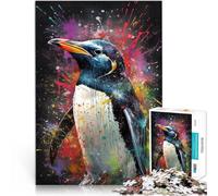 puzzle 2000 pezzi per adulti Dipinto di pinguino per il giocattolo di sfida del gioco educativo Decorazioni e regali unici per la casa 70x100cm
