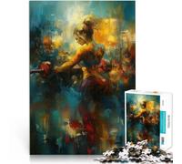 puzzle 2000 pezzi per adulti Donna che solleva pesi, arte astratta Difficile Duro Ogni pezzo è unico - Gioco divertente e stimolante per tutta la famiglia 70x100cm