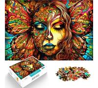 puzzle 2000 pezzi per adulti Donna Farfalla Giocattoli che creano dipendenza e sfidano l'intelligenza del cervello Opera d'arte 70x100cm