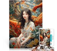 puzzle 2000 pezzi per adulti Donne natura arte cinese Difficile da completare ma divertente e umoristico Decorazione della casa 70x100cm