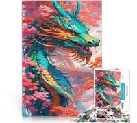 puzzle 2000 pezzi per adulti Drago colorato Giocattoli che creano dipendenza e sfidano l'intelligenza del cervello Adatto alle coppie 70x100cm