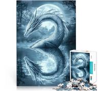 puzzle 2000 pezzi per adulti Drago d'argento magico per il giocattolo di sfida del gioco educativo perché è ideale come regalo per tutta la famiglia 70x100cm