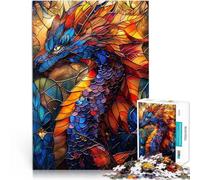 puzzle 2000 pezzi per adulti Drago di vetro colorato Antistress Vacanza in patria Uccidere il tempo offerte come regali per tutta la famiglia 70x100cm