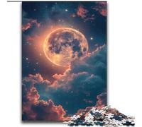 Puzzle 2000 pezzi per adulti e ragazzi, fantasia, luna e nuvole, giocattoli educativi per l'apprendimento, giochi per famiglie, gioco educativo per compleanno, Natale, 70x100cm