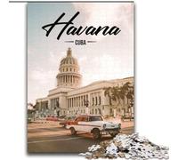 Puzzle 2000 pezzi per adulti e ragazzi L'Avana, giocattoli, giochi educativi, antistress, migliorano l'amore tra coppie, 70x100cm