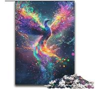 Puzzle 2000 pezzi per adulti e ragazzi, Rainbow Phoenix, gioco stimolante, ideale come regalo per tutta la famiglia, 70x100cm