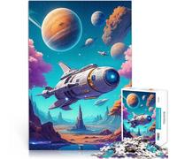 puzzle 2000 pezzi per adulti Esploratore di pianeti galattici Giochi educativi Decorazione della casa Collezione di artisti, Belle arti 70x100cm