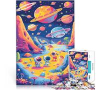 puzzle 2000 pezzi per adulti Esploratori cosmici divertenti e amichevoli Gara di velocità delle mani è ideale come regalo per tutta la famiglia 70x100cm