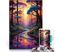 puzzle 2000 pezzi per adulti Foresta psichedelica Giocattoli educativi per l'apprendimento Giochi per famiglie Regalo di compleanno, regali 70x100cm