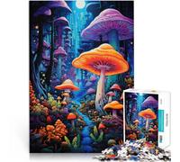 puzzle 2000 pezzi per adulti Foresta psichedelica piena di funghi Sollievo dallo stress Ogni pezzo è unico - Gioco divertente e stimolante per tutta la famiglia 70x100cm