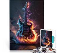 puzzle 2000 pezzi per adulti Fuoco di chitarra Difficile da completare ma divertente e umoristico Migliorare l'amore tra le coppie 70x100cm