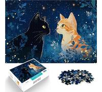 puzzle 2000 pezzi per adulti Gatti sotto le stelle Difficile da completare ma divertente e umoristico offerte come regali per tutta la famiglia 70x100cm