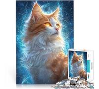 puzzle 2000 pezzi per adulti Gatto Celeste Cosmico Antistress Vacanza in patria Uccidere il tempo Regalo di compleanno, regali, arte murale 70x100cm