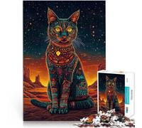 puzzle 2000 pezzi per adulti Gatto colorato Giocattoli che creano dipendenza e sfidano l'intelligenza del cervello decorazione murale 70x100cm