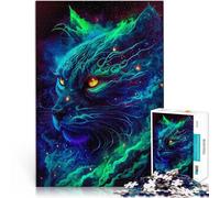 puzzle 2000 pezzi per adulti GATTO COSMICO Aiuta il cervello ad allenare i giocattoli che creano dipendenza per coltivare la pazienza Buon regalo 70x100cm