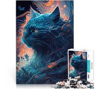 puzzle 2000 pezzi per adulti Gatto Maine Coon fantasioso Gioco di famiglia antistress sfida difficile Migliorare l'amore tra le coppie 70x100cm