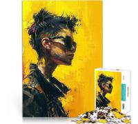 puzzle 2000 pezzi per adulti Giallo Nero Giocattoli che creano dipendenza e sfidano l'intelligenza del cervello Regalo di compleanno, regali 70x100cm