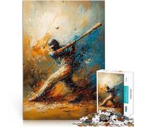 puzzle 2000 pezzi per adulti Giocatore di baseball astratto - Arte sportiva dinamica apprendimento educativo Interazione genitore-figlio 70x100cm