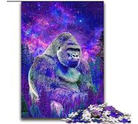 Puzzle 2000 pezzi per adulti, gioco di fantasia per famiglie con scimpanzé, antistress, sfida difficile, adatto per coppie, 70x100cm
