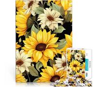 puzzle 2000 pezzi per adulti Girasoli e margherite per il giocattolo di sfida del gioco educativo Migliorare l'amore tra le coppie 70x100cm