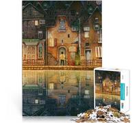 puzzle 2000 pezzi per adulti giro in bicicletta per il giocattolo di sfida del gioco educativo Lista dei desideri con Babbo Natale 70x100cm