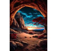 Puzzle 2000 Pezzi per Adulti Grotta Dell'Alba, Hobby Rilassante Senza Schermi, Idea Regalo di Classe per Lei o Lui (100x70 cm)
