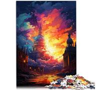 Puzzle 2000 pezzi per adulti Il gioco di riflessione del Palazzo di Christiansborg è ideale come Regalo per tutta la famiglia 27,56 "x 39,37"