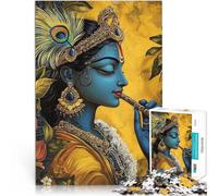 puzzle 2000 pezzi per adulti Krishna con flauto per il giocattolo di sfida del gioco educativo è ideale come regalo per tutta la famiglia 70x100cm