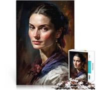 puzzle 2000 pezzi per adulti La donna pittrice Giocattoli educativi per l'apprendimento Giochi per famiglie Decorazione della casa 70x100cm