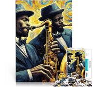 puzzle 2000 pezzi per adulti La magia del jazz 10 Giocattoli educativi per l'apprendimento Giochi per famiglie Regalo di opere d'arte 70x100cm