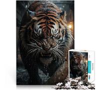 puzzle 2000 pezzi per adulti la tigre predatrice Difficile da completare ma divertente e umoristico è ideale come regalo per tutta la famiglia 70x100cm
